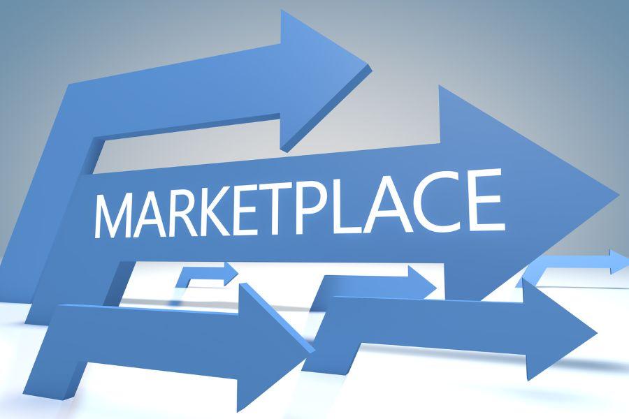 Marketplaces são plataformas online que permitem que vendedores e compradores se encontrem e realizem transações comerciais